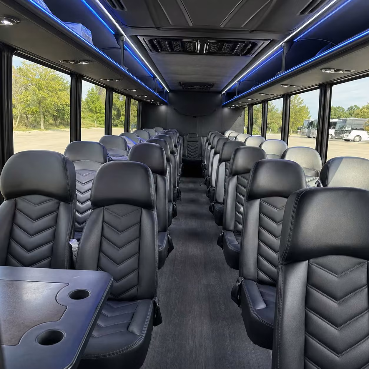 corporate event bus rentals in ann arbor
